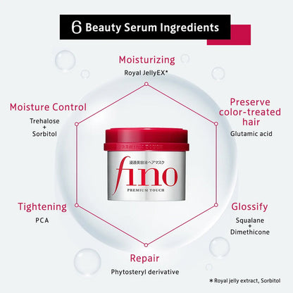 Special Combo Offer Karseell Collagen Argan Oil Collagen Hair Mask - 500 ml + Shiseido Fino Premium Touch Hair Treatment Mask